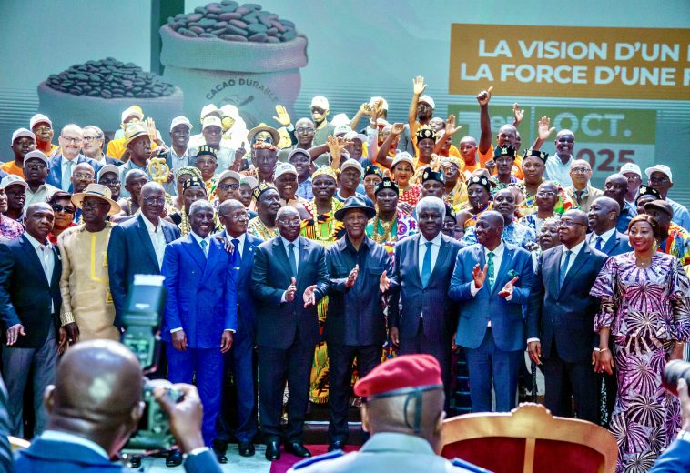 Côte d’Ivoire/ Campagne de commercialisation 2025-2026 : Le prix du cacao fixé à 2 800 F CFA et celui du café à 1 700 F CFA