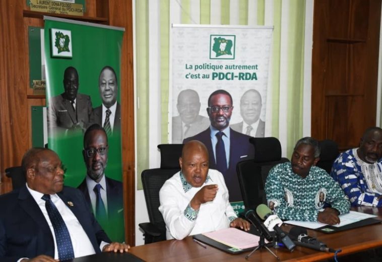 Côte d’Ivoire/ Présidentielle 2025 : le Pdci-Rda appelle au dialogue et dénonce un climat de tension