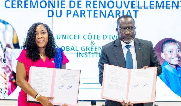 TRANSITION ÉCOLOGIQUE ET EMPLOI DES JEUNES/ L’Unicef et le Gggi unissent leurs forces pour accélérer la transition verte